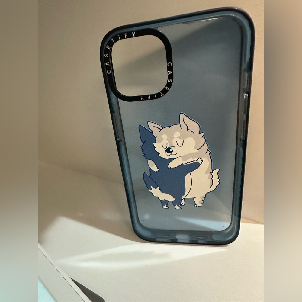 Casetify clear blue case iPhone